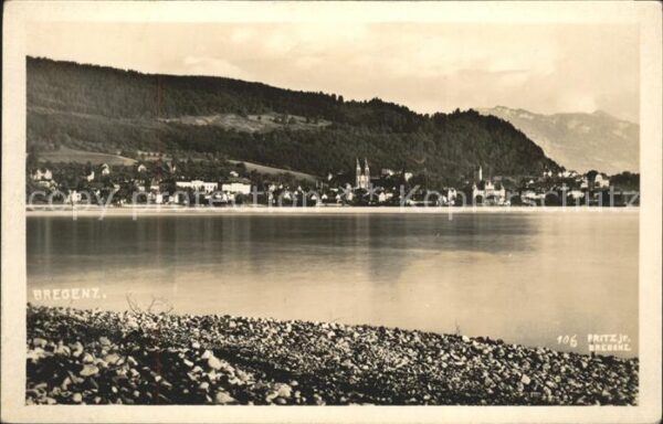 Bregenz Vorarlberg Uferpartie am Bodensee