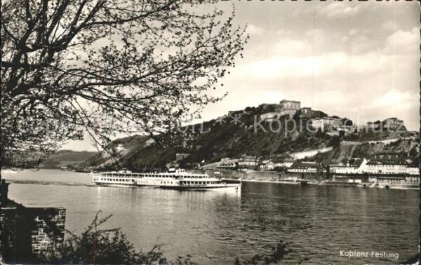Dampfer Binnenschifffahrt Koblenz-Festung