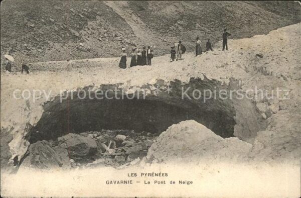 Bergsteigen Klettern Pyrenees Gavarnie Pont de Neige