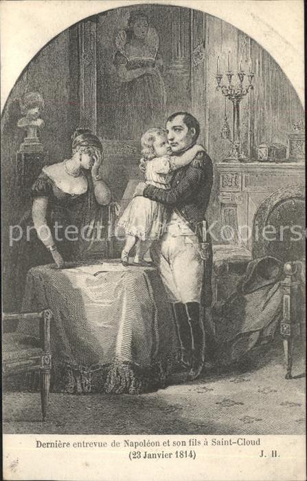 Napoleon Bonaparte Sohn Dernier entrevue fils Saint-Cloud