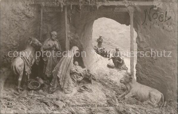 Foto AN Paris (Noyer) Nr. 153 Weihnachten Noel Bergers de Betlehe