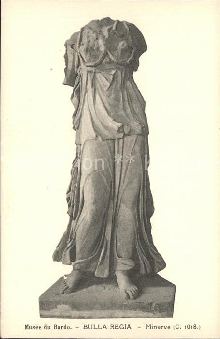 Skulpturen Bulla Regia Minerve Musee du Bardo