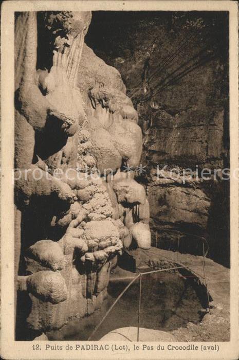 Hoehlen Caves Grottes Puits de Padirac Pas du Crocodile