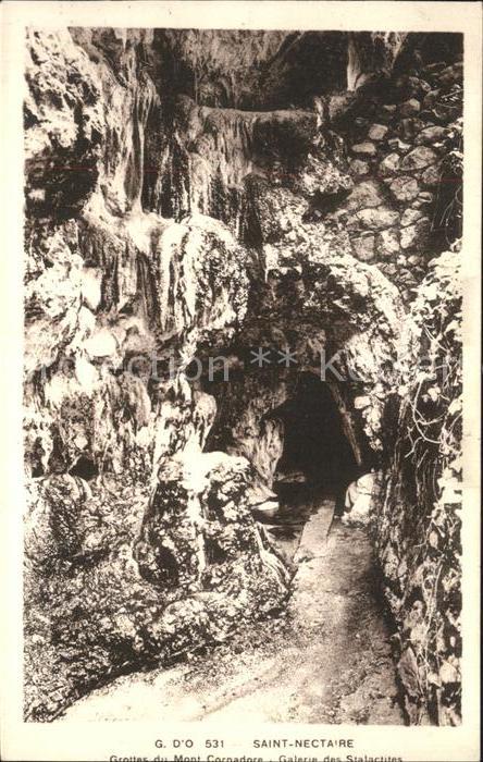 Hoehlen Caves Grottes Mont Cornadore Saint-Nectaire Galerie d