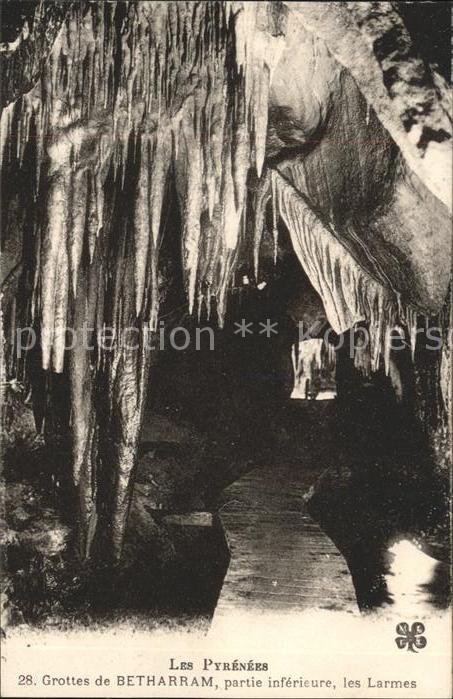 Hoehlen Caves Grottes Grottes de Betharram Larmes Pyrenees