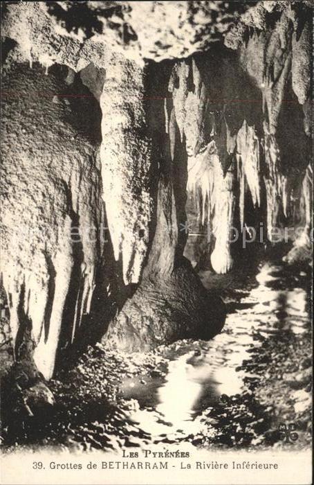 Hoehlen Caves Grottes Grottes de Betharram La Riviere Inferie