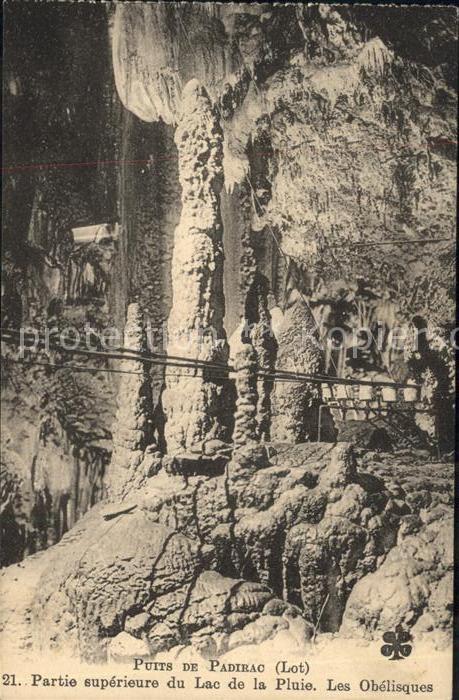 Hoehlen Caves Grottes Puits de Padirac Lac de la Pluine Obeli