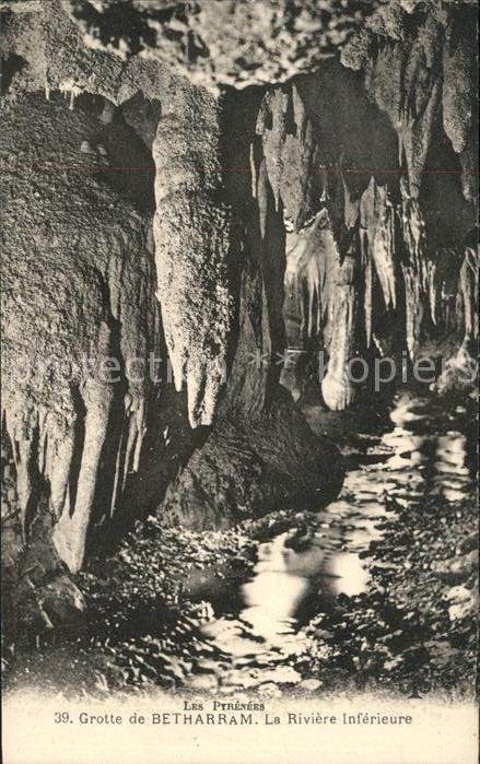 Hoehlen Caves Grottes Betharram Riviere Inferieure Pyrenees