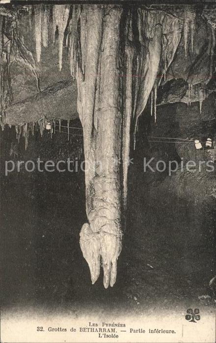 Hoehlen Caves Grottes Betharram L'Isolee Pyrenees