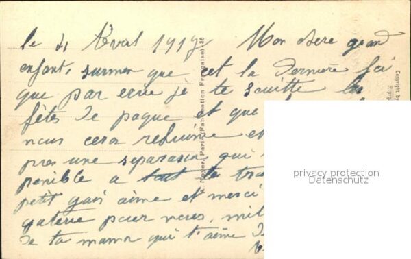 Foto AN Paris (Noyer) Nr. 271 Melodie Pastorale Schafe Flöte – Bild 2