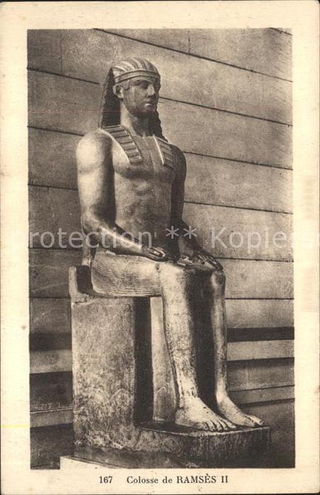 Skulpturen Colosse de Ramses II