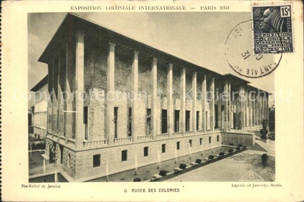 Exposition Coloniale Internationale Pari Musee des Colonies
