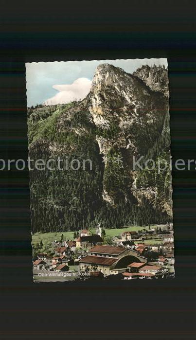 Foto Huber H. Nr. 695 Oberammergau m. Kofel