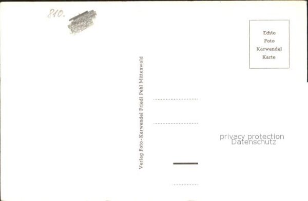 Foto Pehl Friedl Nr. 213 Münchnerhaus Zugspitze – Bild 2