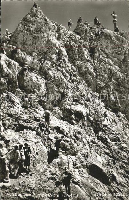 Foto Huber H. Nr. 10562 Zugspitzgipfel