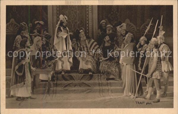 Passionsspiele Oberammergau Nr. 46 Jesus vor dem Synedrium