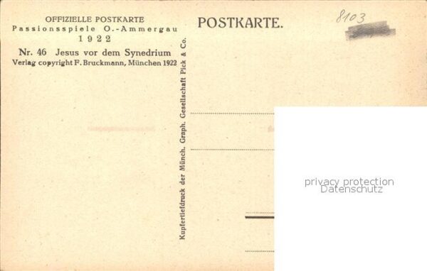Passionsspiele Oberammergau Nr. 46 Jesus vor dem Synedrium – Bild 2
