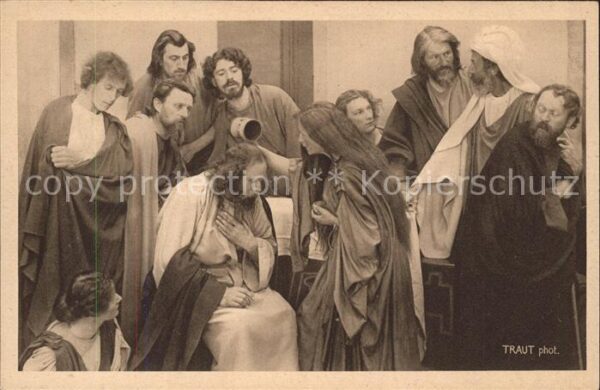 Passionsspiele Oberammergau Nr. 40 Salbung Traut-Foto