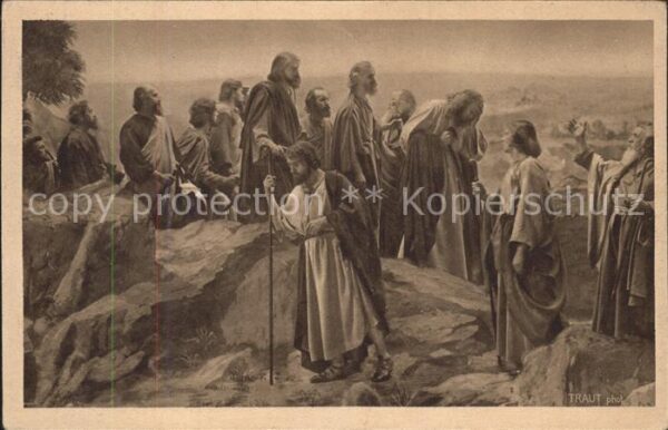 Passionsspiele Oberammergau Nr. 52 Gang nach Jerusalem Traut-Foto