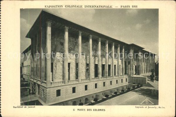 Exposition Coloniale Internationale Pari Musee des Colonies