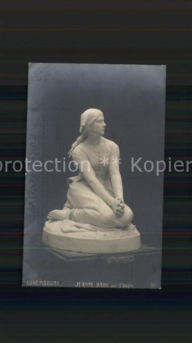 Skulpturen Jeanne d_Arc Chapu Luxembourg