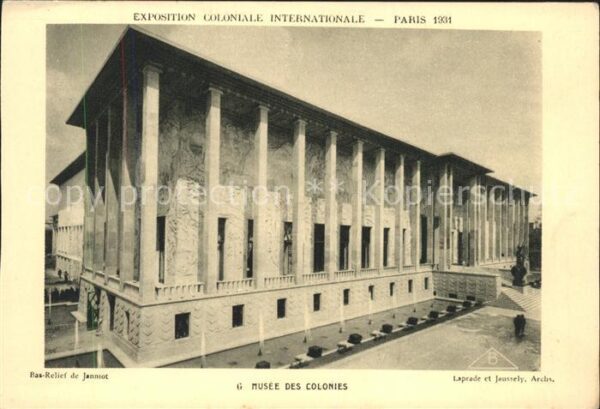 Exposition Coloniale Internationale Pari Musee des Colonies