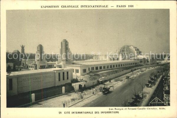Exposition Coloniale Internationale Pari Cite internationale des informations