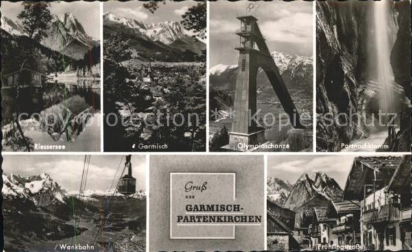 Ski-Flugschanze Olympia Garmisch-Partenkirchen Frühling