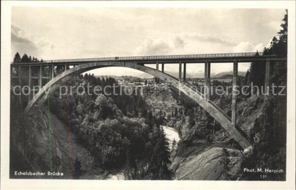 Foto Herpich M. Nr. 531 Echelsbacher Brücke