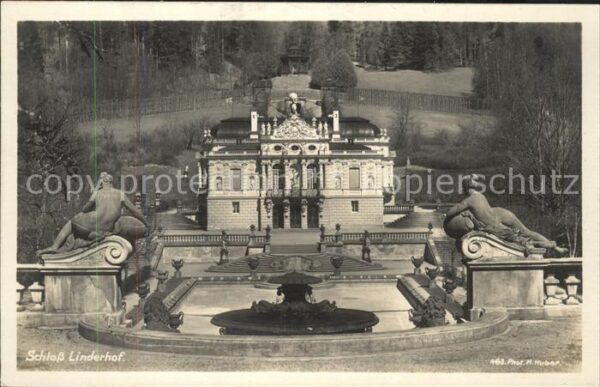 Foto Huber H. Nr. 463 Schloß Linderhof