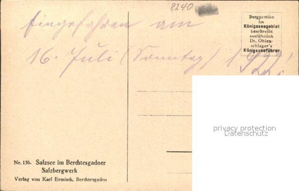 Salzbergwerk Salzsee Berchtesgaden – Bild 2