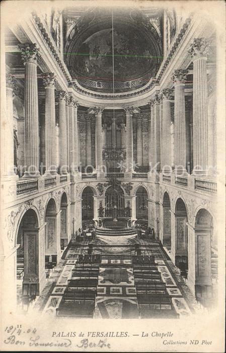 Kirchenorgel Palais de Versailles Chapelle