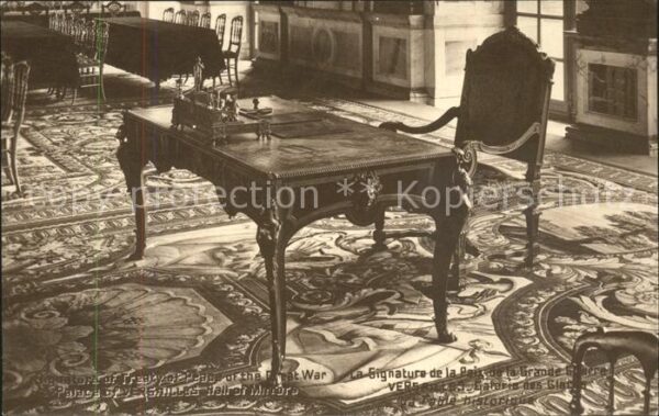 Politik Friedensvertrag Versailles Galerie des