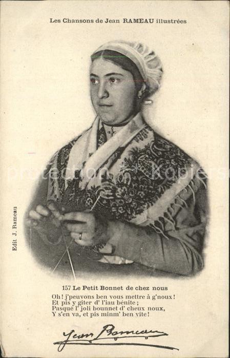 Handarbeit stricken Frau Tracht Le Petit Bonnet Je