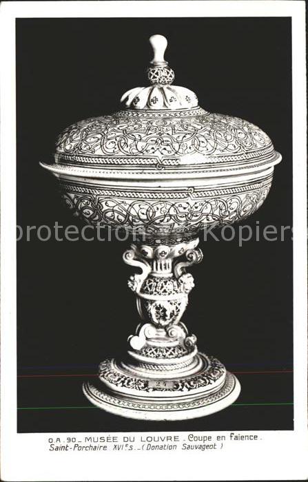 Kunst Coupe en faience Saint-Porchaire