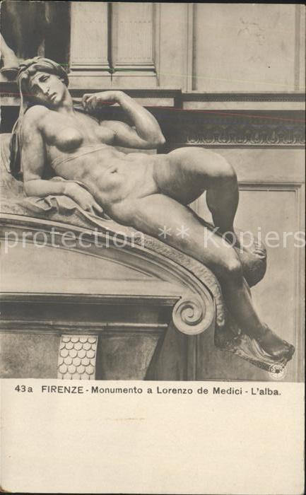 Skulpturen L'alba Firenze Lorenzo de Medici