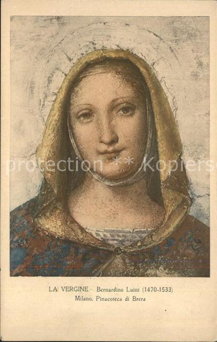 Religion La Vergine Bernardino Luini Milano Pina