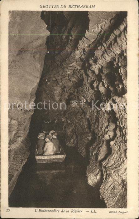 Hoehlen Caves Grottes Betharram Embarcadere de la Riviere