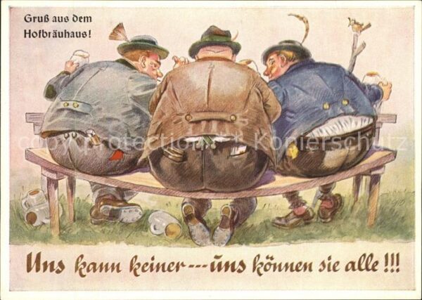 Bier Humor Hofbräuhaus Lengauer-Karte Nr. 31