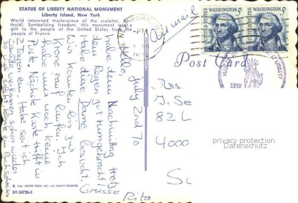 Statue of Liberty Liberty Island New York – Bild 2