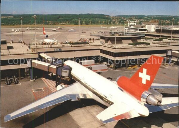 Flugzeuge Zivil Swissair Zürich Flughafen