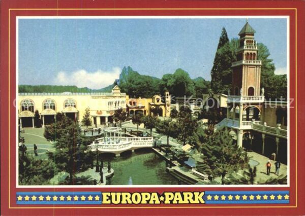 Vergnuegungspark Europa-Park Piazza Italienisches Stadtt