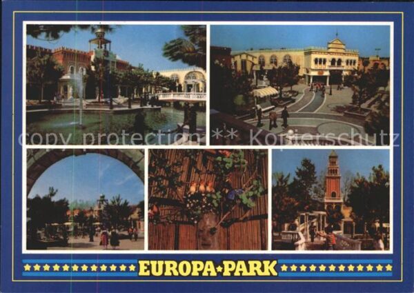 Vergnuegungspark Europa-Park Piazza Ital. Stadtteil Elek