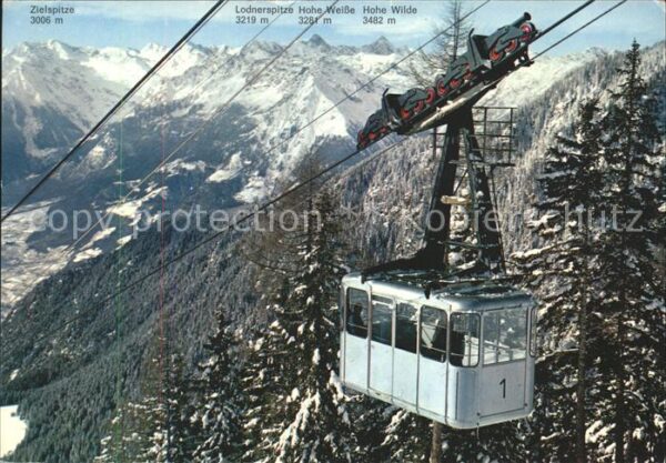 Seilbahn Ifinger Meran Naiftal Hohe Wilde Lodner