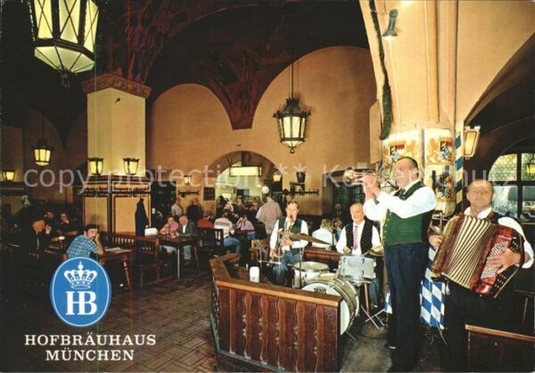 Hofbraeuhaus Muenchen Bier Hofbräuhaus am Platzl Bierschwemme Musi