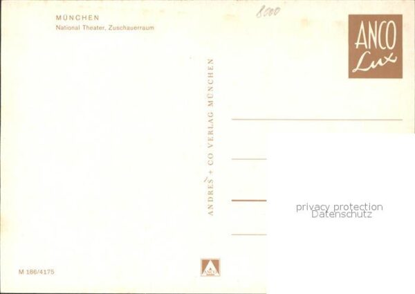 Theater München Nationaltheater Zuschauerraum – Bild 2