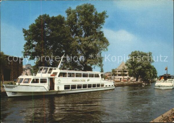 Schiffe Ships Navires Heinrich Thöne Müllheim/Ruhr Wasserbahn