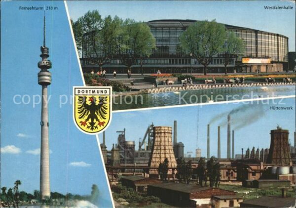 Funkturm Fernsehturm Dortmund Westfalenhalle Hüt