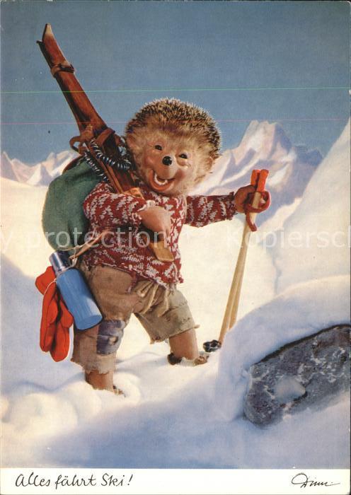 Mecki Nr. 327 Ski Skifahren