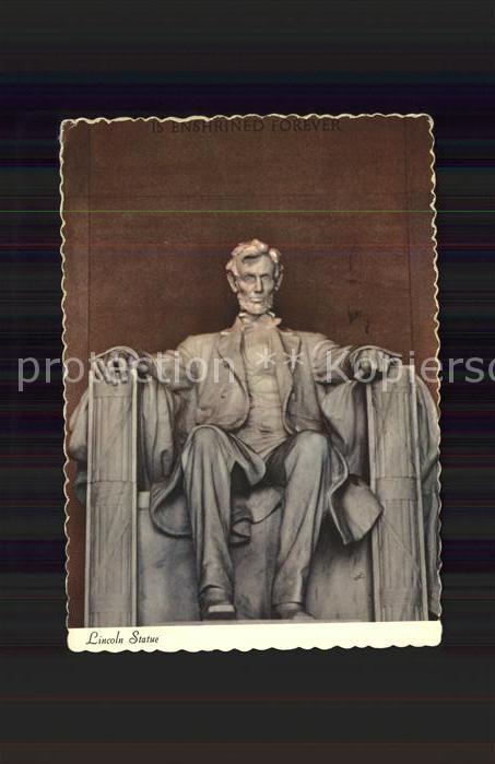 Politiker Abraham Lincoln Statue Lincoln Memorial